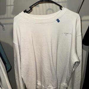 Off-White - White Crewneck Sweatshirt